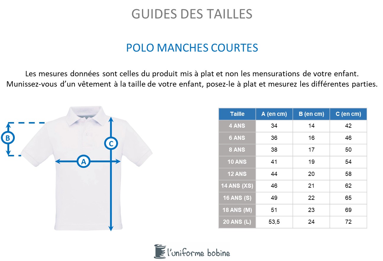 Guide des tailles