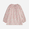 Blouse d'école fleurs rose Pomme