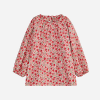 Blouse d'école fleurs rouges Pomme