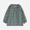 Blouse d'école Marine fleurs Pomme