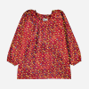 Blouse d'école fleurie Bordeaux Pomme